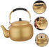 Vintage Aluminum Kettle - Metal Water Boiler Heating Kettle, Teapot, Small Teapot, Metal Boiler with Handle