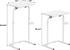 TB01BW091 TUTOTAK C Shaped End Table with Tiltable Surface, Adjustable Height Side Table, Slide Under Couch Table TV