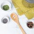 Talisman Designs Laser Etched Beechwood Slotted Cooking Spoons, Decorative Wooden Utensils