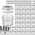 VERONES Mason Jars Canning Jars, 4 OZ Jelly Jars With Regular Lids