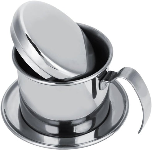 Zopsc Vietnamese Coffee Drip Filter Maker - Stainless Steel Coffee Filter Cup Infuser for Home Coffee