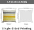 Set of 4 Throw Pillow Covers, 18x18, Plush Decorative Cases with Abstract Painting Pattern for Home Sofa Couch