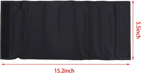 Wine Bottle Chiller, Cooling Gel Sleeve Wrap for Outdoor, Travel, Parties, Black, Pack of 2