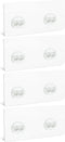 4PCS Shower Caddy Adhesive Sticker Replacement Hook for Corner Shower Caddy Bathroom