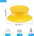 uxcell 4pcs Pot Pan Lids Replacement Knob, Plastic Pan Cover Holding Handles Fits Skillets and Kitchen Cookware Covers, Yellow