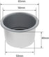 Othmro 5 Pcs Round Cake Pans with Removable Loose Bottom, Nonstick Aluminum Alloy Bakeware, Silver
