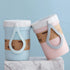 2PCS 300ml 2 LZYMSZ Wheat Straw Soup Cup, Portable Microwaveable Breakfast Cup, Colors Porridge Lunch Box with Spoon