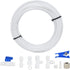 CNAODUN Refrigerator Water Line Kit, Ice Maker Water Line with 1/4" OD 39.4ft Tube, Quick Connect Fittings