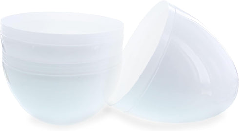 Set 2 10 Inches of White Giant Fillable Plastic Easter Eggs Jumbo Large Size
