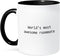 3dRose Worlds Most Awesome Roommate Mug, Two Tone, Black, 11 oz