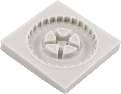 3D Round Tire Fondant Mold, Truck Wheel Silicone Mold for Cake Decorating, Cupcake Topper, Chocolate, Gum Paste Set of 1