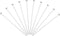 PATIKIL Chandelier Connector Clip Pins, 100 Pack 2.5mm OD x 50mm L