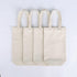 Wine Tote Bag, 10.5 x 7 x 2 inches, 4 pcs Reusable Cotton Canvas Carrier with Drawstring Label