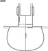 2 Love Potato Retro Style Cotton Kitchen Apron for Women - Adjustable Cross Back Ties, Pockets - White