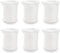 Coopay 6 Pieces 100 ml Silicone Measuring Cup, DIY Resin Glue Tools Beaker for Handmade Craft