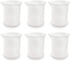 Coopay 6 Pieces 100 ml Silicone Measuring Cup, DIY Resin Glue Tools Beaker for Handmade Craft