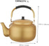 Vintage Aluminum Kettle, Hot Water Kettle Coffee Pot, Portable Water Boiler for Tea and Milk