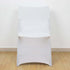 Premium White Spandex Chair Cover for Lifetime Folding Chairs