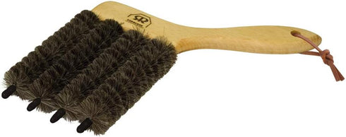 Redecker Dark Goat Hair Venetian Blind Brush with Oiled Beechwood Handle, 4-3/4-Inches