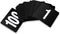 New Star Foodservice 23084 Double Side Plastic Table Numbers, 4" x 4", Light Grey on Black