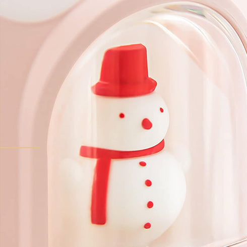 Cool Mist Humidifier with Night Light, Quiet Ultrasound Humidifiers for Bedroom, Auto Shut Off Cute Snowhouse Design