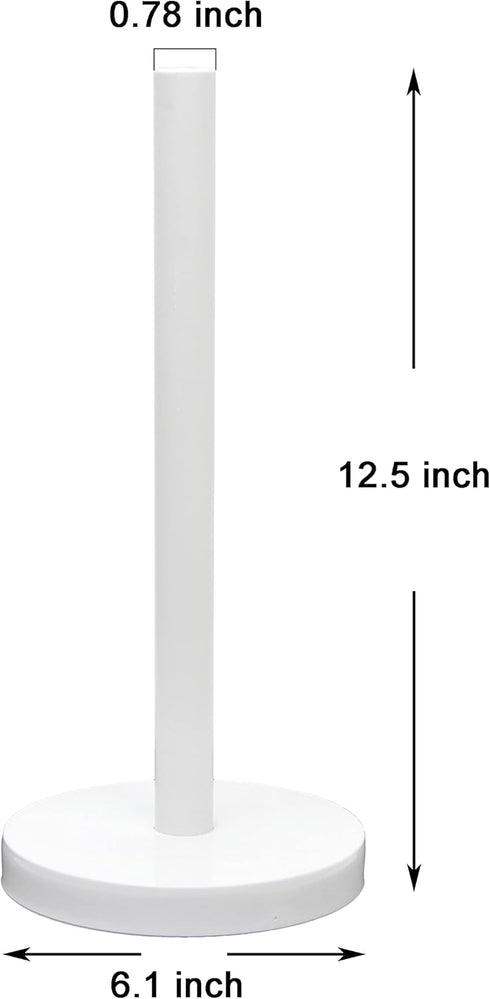 Youngever Plastic Paper Towel Holder, Upright Stand for Kitchen, Bathroom, and Dining Room (Style A)