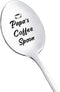 Papa Coffee Spoon Gifts from Granddaughter/Grandson - Coffee/Tea Gift Spoons for Grandpa - Engraved Spoon