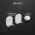 Rollerhouse 38/40mm Repair Kit for Roller Blinds, Window Shade Brackets, Electric Blinds Accessories, 1 Pair, White