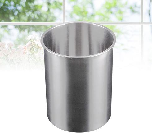 Stainless Steel Wine Cooler Bucket, Wine Bottle Chiller Ice Bucket (2.5L/Silver)
