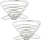 2pcs Folding Funnel Coffee Maker, Stainless Steel Hand Drip Coffee Strainer, DIY Coffee Dripper Filter