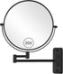 Hahoray 8 Wall Mount Makeup Mirror with 20X Strong Magnification Keep 4 inches,