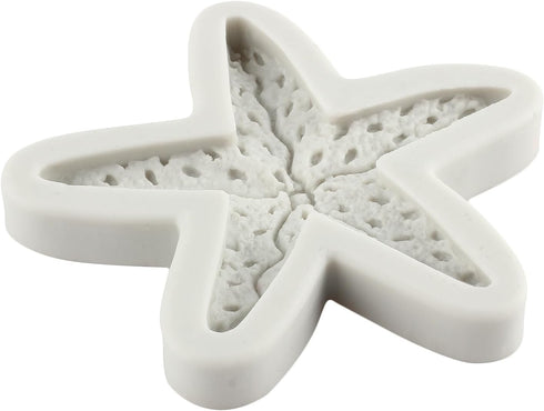 Starfish Silicone Fondant Mold, Marine Theme Cake Molds for Sugar Cake Decorating, Cupcake Topper
