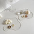 Set 2 of Acrylic Cup Coaster,Ins Irregular Coaster,Acrylic Drink Coasters for Dining Room Living Room Patio Coffee