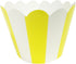 AllyDrew Standard Size Striped Cupcake Wrappers, Set of 20, Yellow