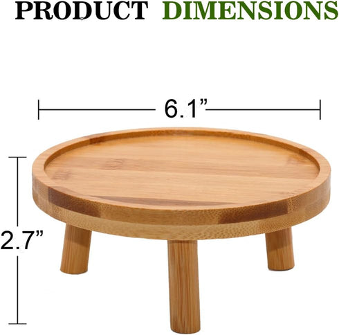 ARTORA 2PCS) Mid Century Modern Plant Stand, Wood Indoor Plant Holder Succulents Plant Pot Raiser Decorative Corner