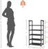 5 12-15 Closets LANTEFUL Tiers Shoe Rack Pairs Boots Organizer Storage Sturdy Narrow Shoe Shelf for Entryway