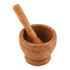 Premium Manual Mortar and Pestle Set, PP Pestle & Mortar Spice Grinder, Kitchen Bowl Smashing Tools (Wood Color)