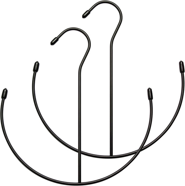 ZEDODIER Belt Hangers, Belt Rack 2 Pack Black Closet Accessories Organizers, Closet