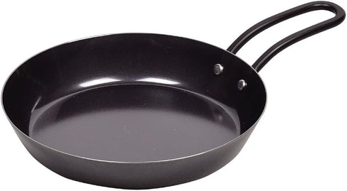 Pearl Metal HB-372 One Hand Grill Pan, 6.3 inches (16 cm), Recipe Included, Induction Compatible, Made in Japan