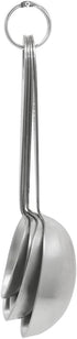 Lindy's 4-Piece Stainless Steel Measuring Scoop Set, Silver, 9 Inches Long