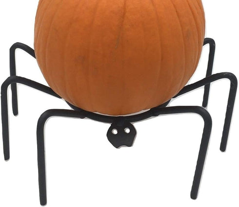 Saving Shepherd Metal Spider Fall Decoration Pumpkin Mum Plant Display Holder
