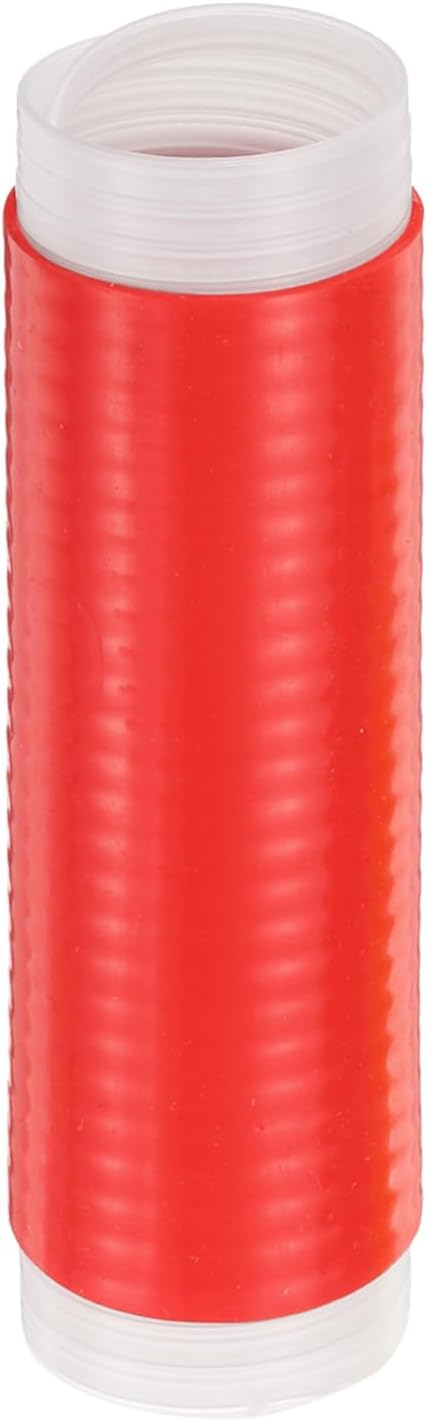 uxcell Red Silicone Pan Handle Sleeve, Heat Resistant Cover for Cast Iron Frying Pan Holder (S)
