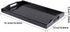 MDLUU Plastic Serving Tray, Ottoman Tray with Cutout Handles, Rectangle Butler Tray for Breakfast in Bed, Coffee Table