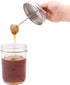 Mason Jar Lifestyle Wide Mouth Stainless Steel Honey Dipper
