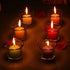 Clear Chunky Glass Lip Votive Candle Holders - Tealight Votive Cups for Wedding Proposal, Spa, Aromatherapy, Meditation