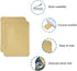 FERENLI 100 Pieces Kraft Paper Open Top Vacuum Sealable Bags, Mylar Foil Heat Seal Pouches for Food Storage