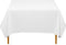 Lann's Linens - 70" Square Premium Tablecloth for Wedding/Banquet/Restaurant, White