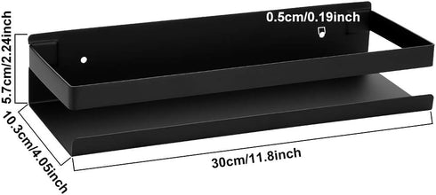 OwnMy 12 Inch Bathroom Shower Shelf Stainless Steel Bath Kitchen Basket Shower Caddy Rack, Rustproof Metal Bathroom