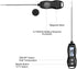 Waterproof Digital Meat Thermometer with Backlight, Instant Read Food Thermometer for Cooking, Grilling, BBQ