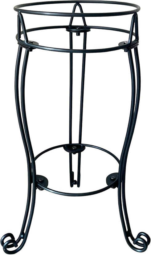 19.5 Inch Tall Metal Gazing Ball Stand for 10 or 12 Inch